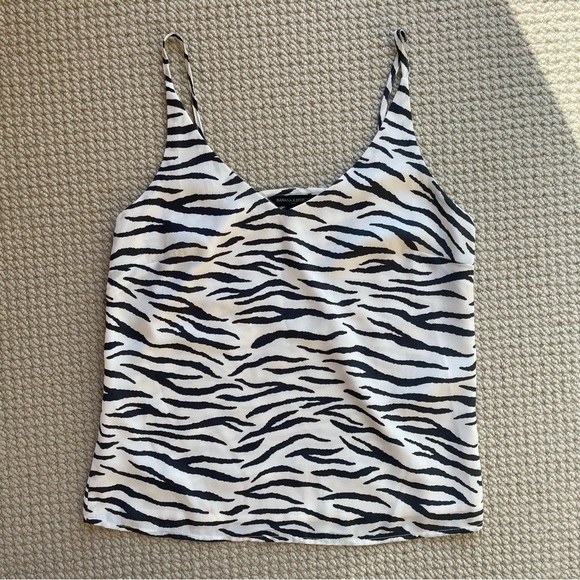 Banana Republic Zebra Blouse Size XS - Picture 1 of 12